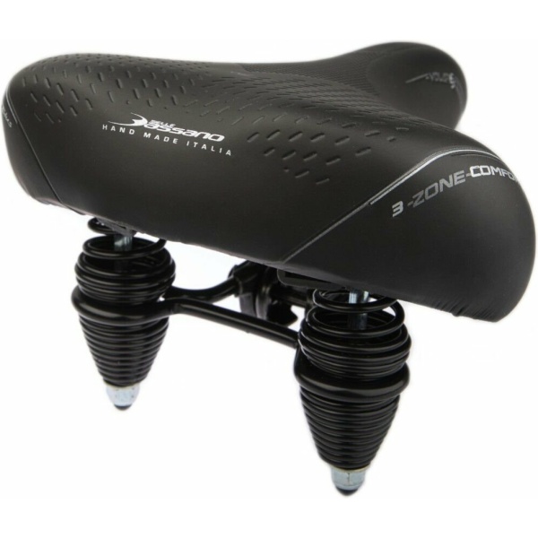Selle Bassano zadel Volare XXL Cruiser Zwart