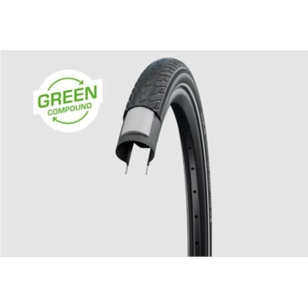 Schwalbe buitenband Road Cruiser Plus 28 x 2.00 zw refl Zwart