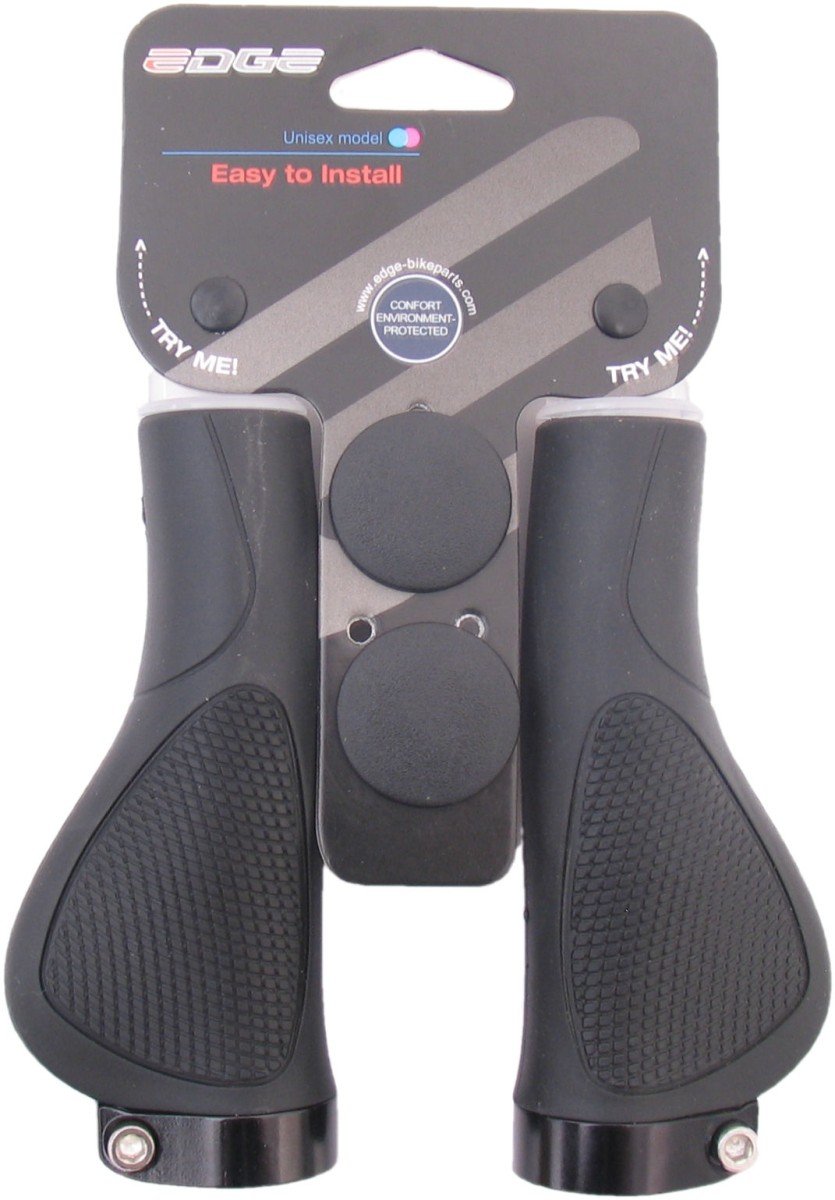 Edge Handvatset ErgoCity Plus met lockring - 136/136mm Zwart - Afbeelding 2