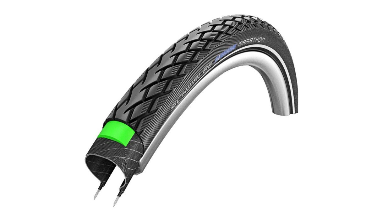 Schwalbe Buitenband 27x1 1/4 (32-630) Marathon GreenGuard Refl Zwart - Afbeelding 3