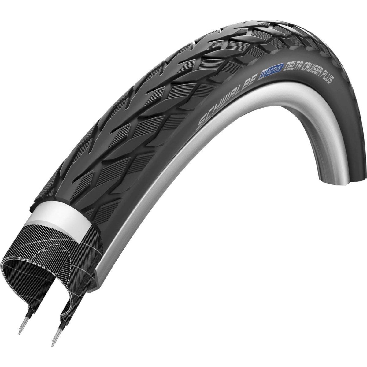 Schwalbe R 431 DeltaCruiser Plus al z/z ref47-559 Zwart - Afbeelding 2