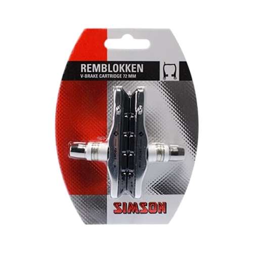 Simson Cartridge Remschoen V-Brake 72 mm - Afbeelding 2