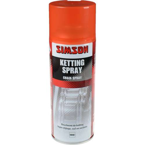 Simson Ketting Spray 400 ml Rood