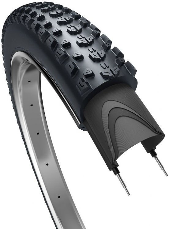 Edge Obor Buitenband Edge-Obor Jumping Hare 27.5 x 2.25" / 57-584 - Zwart - Afbeelding 2