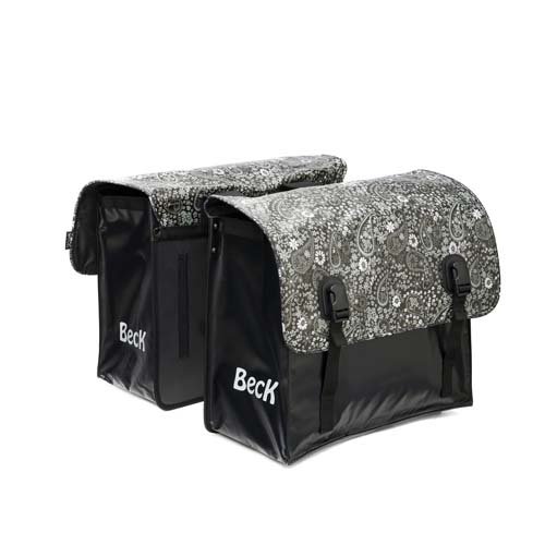 Beck Dubbele Fietstas BIG 65L - Blackish Pattern - Afbeelding 4