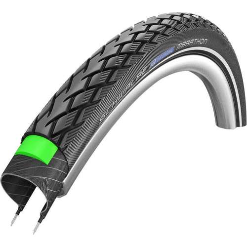 Schwalbe Buitenband 27x1 1/4 (32-630) Marathon GreenGuard Refl Zwart - Afbeelding 2