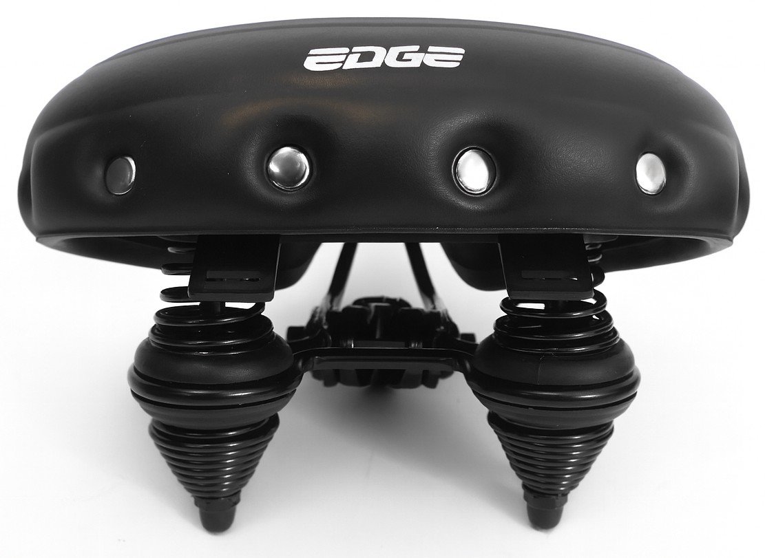 Edge Fietszadel Urban XL Wave - Zwart - Afbeelding 2