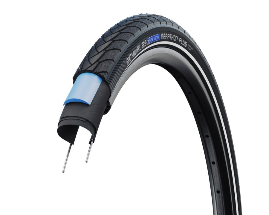 Schwalbe Marathon plus Bub 28x1.40 reflectie Zwart - Afbeelding 5