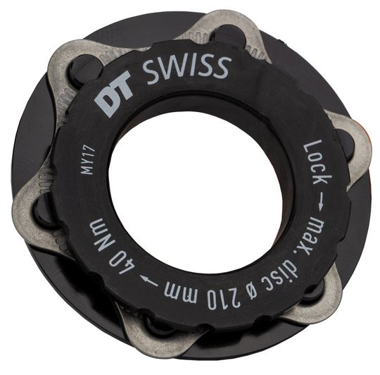 Dt Swiss Remschijf Adapter CL -> 6-Gaats - Zwart