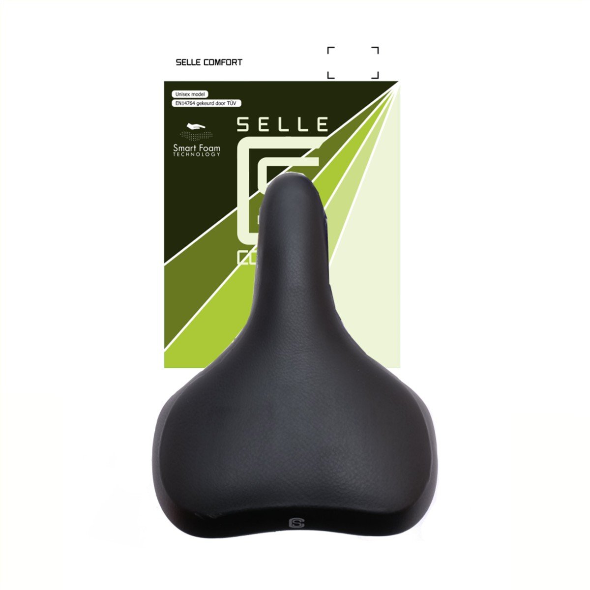 Selle Comfort Zadel Pure 25 X 22 Cm Unisex Zwart - Afbeelding 3