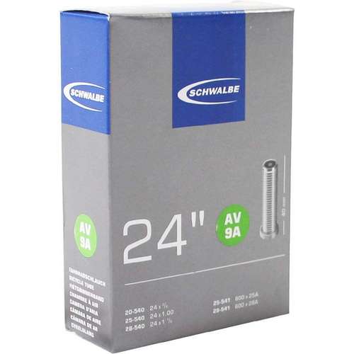 Schwalbe Binnenband 24x1 20-28/540 Auto Ventiel Zwart - Afbeelding 2