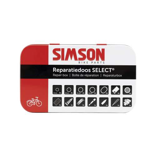 Simson reparatiedoos Select op kaart Rood|Zwart - Afbeelding 5