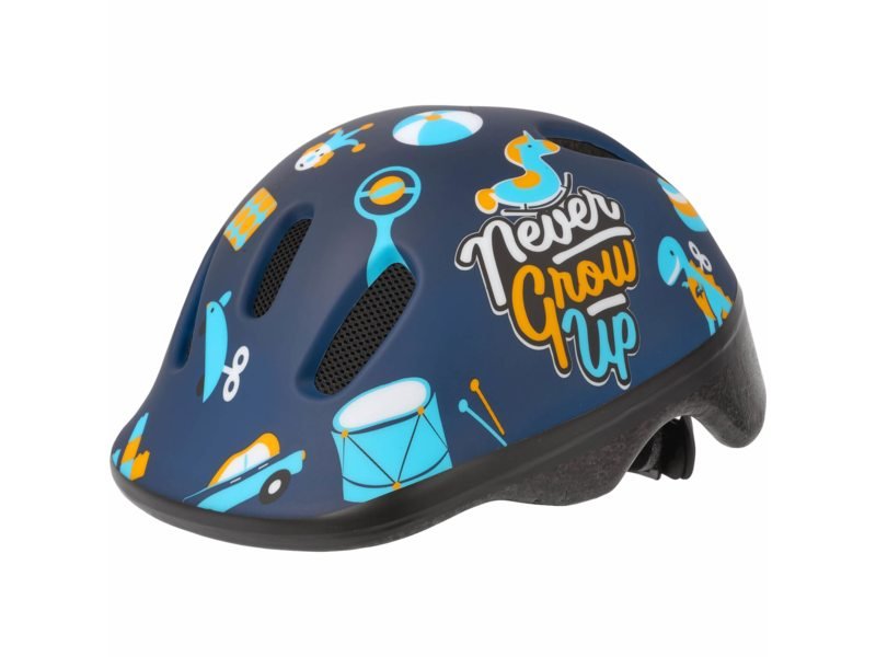 Polisport Hoggy Kinderhelm Blauw - 44-48cm Blue Matte - Afbeelding 2
