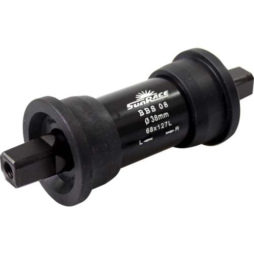 Sunrace TRAPASSET INSLAG 38MM 127 Z/SPIE Zwart - Afbeelding 2