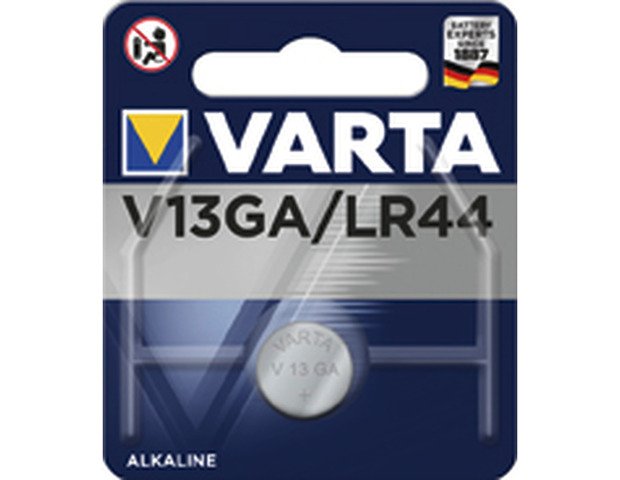 Varta Knoopcel Batterij LR44 - High Energy Alkaline - 1,5 Volt per stuk Zilver - Afbeelding 2