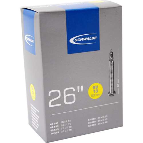 Schwalbe (SV13) Binnenband 26 Breed Frans Ventiel 60 mm 40-62-559 Zwart - Afbeelding 4