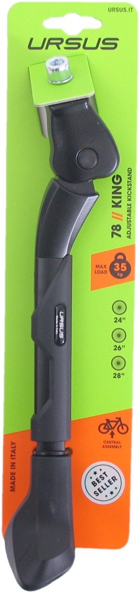 Ursus King II Fietsstandaard 26-28" Aluminium - Zwart - Afbeelding 3
