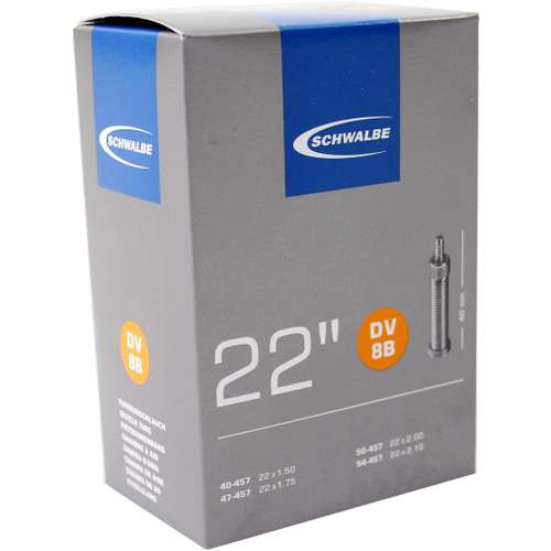 Schwalbe Binnenband 22 Inch DV 8B Zwart - Afbeelding 2
