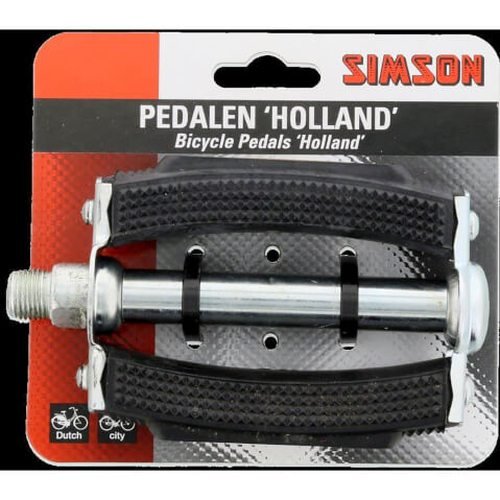 Simson Pedalen Holland universeel 021921 Zwart - Afbeelding 2