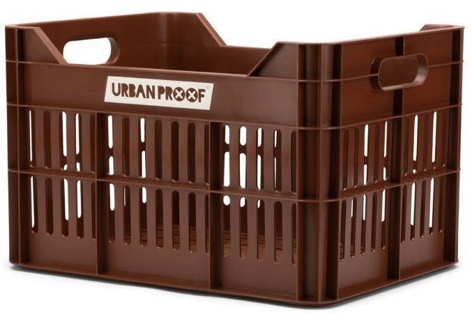 Urban Proof fietskrat 30L deep brown Recycled 40x3 Tofffe Brown