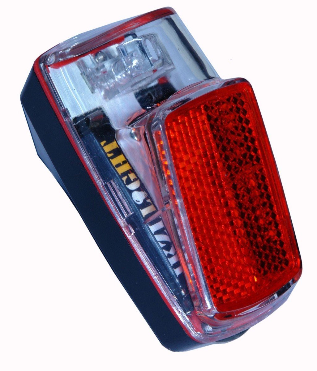 Ikzi Achterlicht op Spatbord met LED-verlichting - Veiligheid en Zichtbaarheid op de Weg Rood - Afbeelding 2