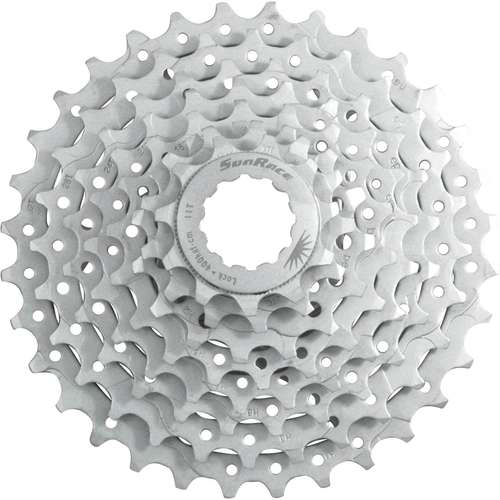 Sunrace cassette 8v 11/32 Zilver - Afbeelding 2