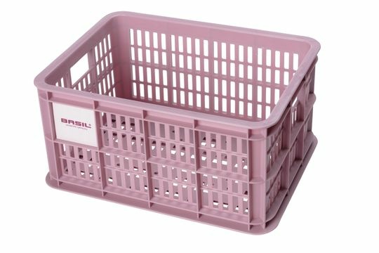 Basil fietskrat S 25L recycled Blossom - Afbeelding 2