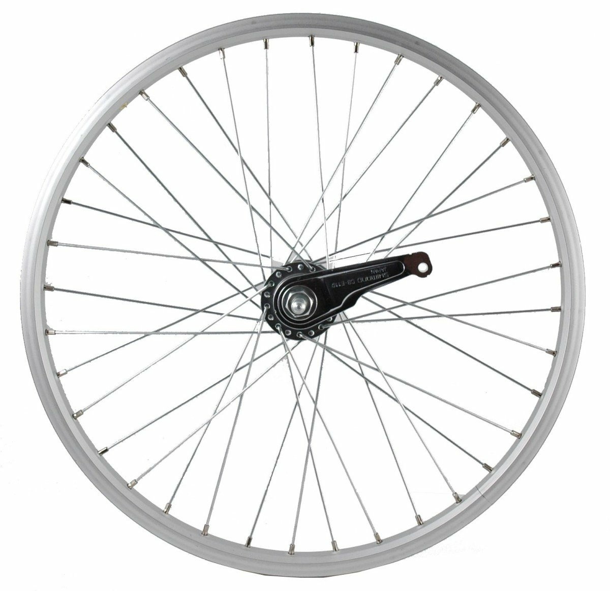 Cordo Achterwiel 20 x 1.75 (47-406) Shimano Remnaaf Aluminium Vaste As - Afbeelding 4
