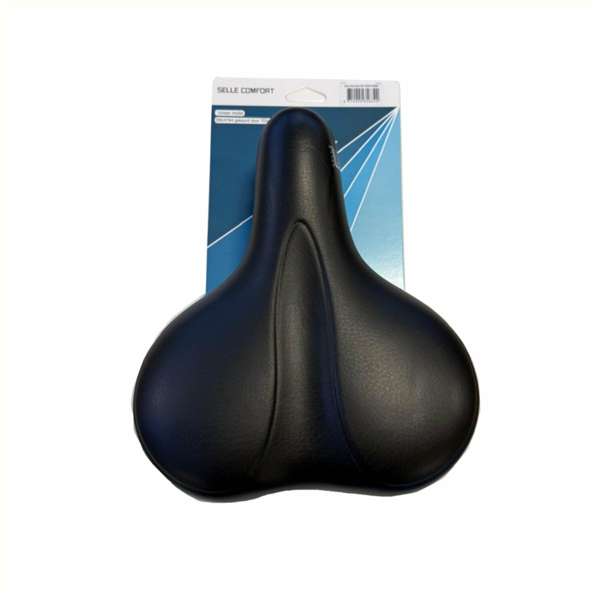 Selle Comfort Zadel E-Bike Soft 25,8 X 22,3 Cm Unisex Foam Zwart - Afbeelding 2