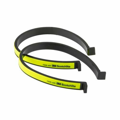 Ikzi Light broekklemmen duo visible reflecterend-3 Geel|Zwart