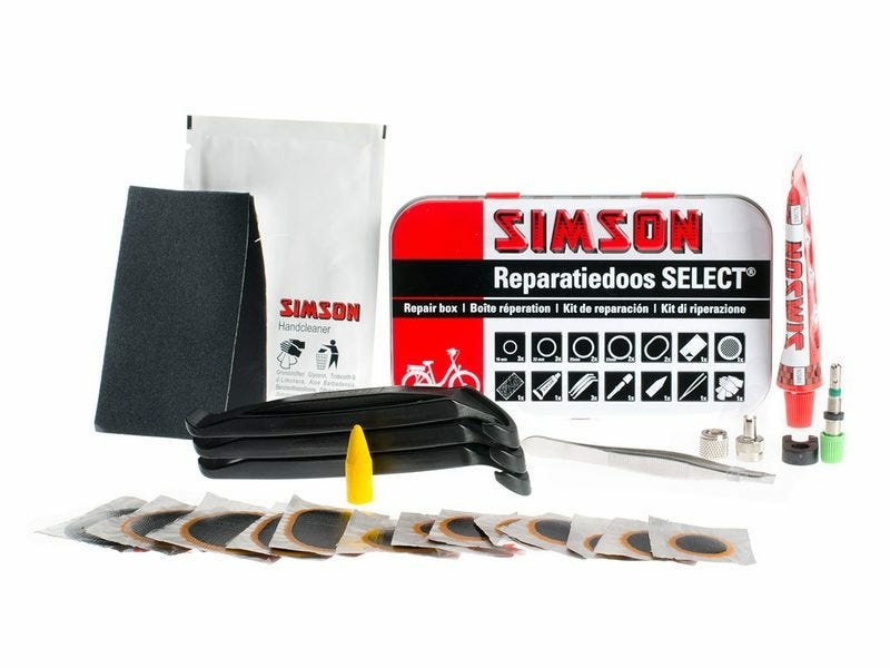 Simson reparatiedoos Select op kaart Rood|Zwart - Afbeelding 3